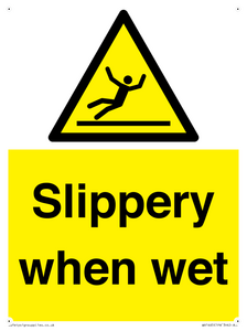slippery when wet